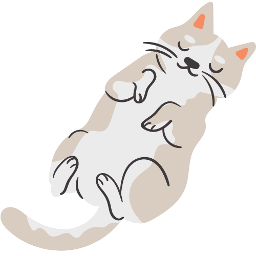 dessin silhouette chat